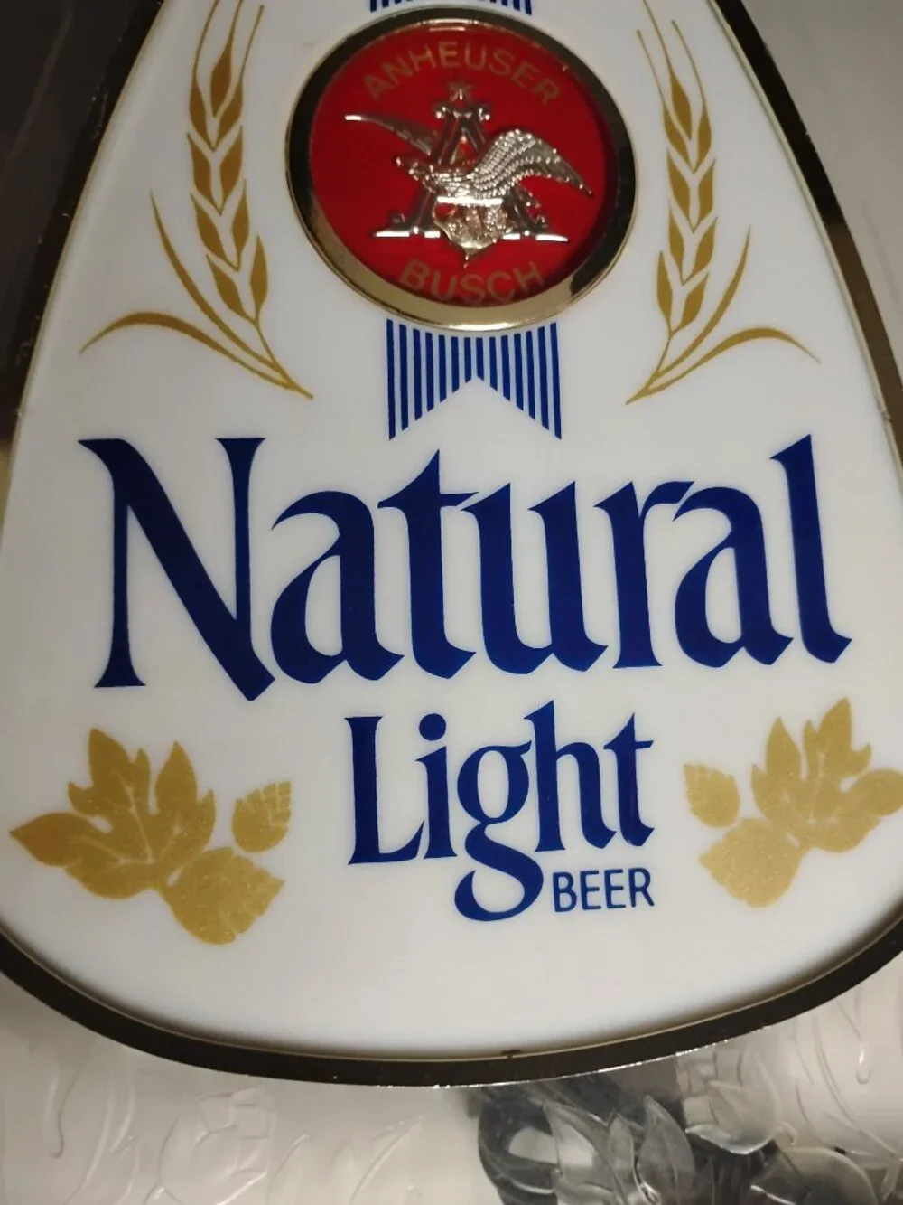 Anheuser Busch Natural Light Beer Lighted Sign
